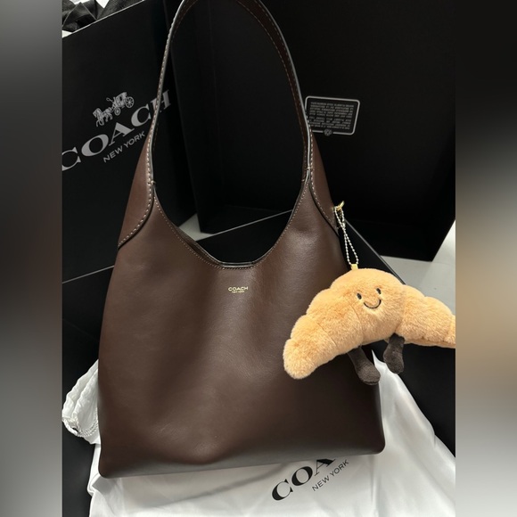 Coach Handbags - Coach Brooklyn 28 Shoulder Bag-Maple